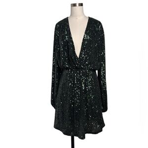In The Mood For Love Sequin Green Dress